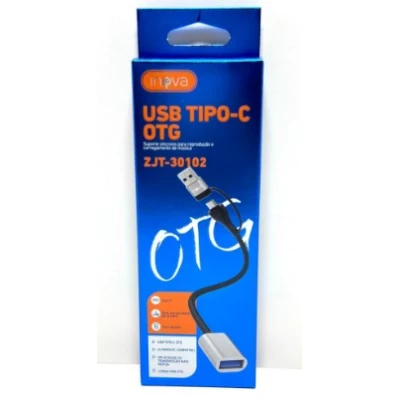 Cabo OTG Usb - Tipo C Inova Zjt-30102