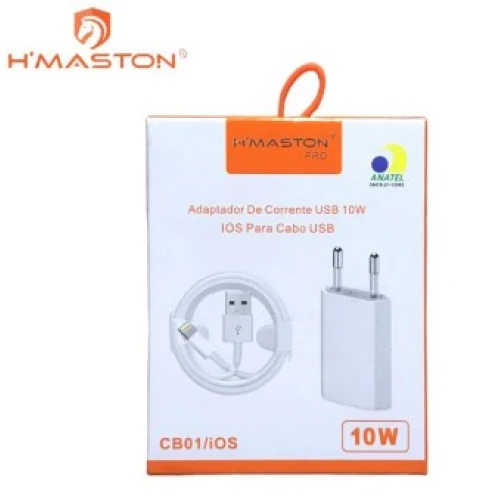 Carregador Hmaston Iphone Lightning 10W Cb-01