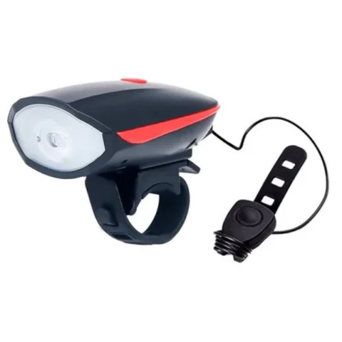 Farol Bike e Buzina Ciclismo Usb Recarregável BMax Bm-8455