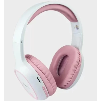 Fone de Ouvido Headphone Kive Fon-6702 Branco e Rosa