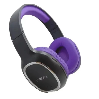 Fone de Ouvido Headphone Kive Fon-6702 Preto e Roxo