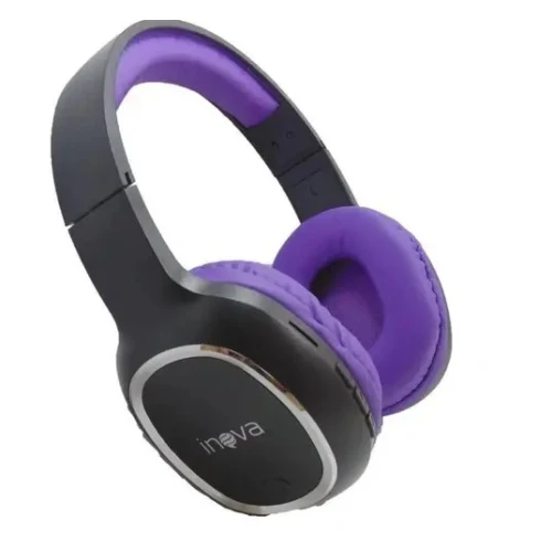 Fone de Ouvido Headphone Kive Fon-6702 Preto e Roxo