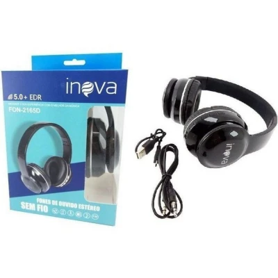 Fone de Ouvido Wireless Inova 2165D Preto