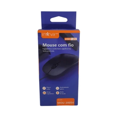 Mouse com Fio Inova 1.2M Mou-20054