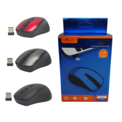 Mouse sem Fio Inova Prime 2.4 Ghz 1200 Dpi KV-8580 Cores Variadas