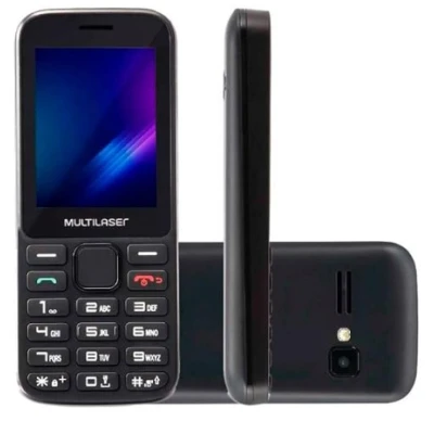 Celular Multilaser Zapp II P9161 3G 512Mb Kaios Facebook Preto