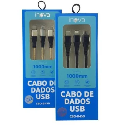 Cabo de Dados 3 em 1 CBO-8450 Inova