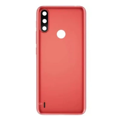 Tampa Traseira Moto E7 Power Xt2097 Vermelho