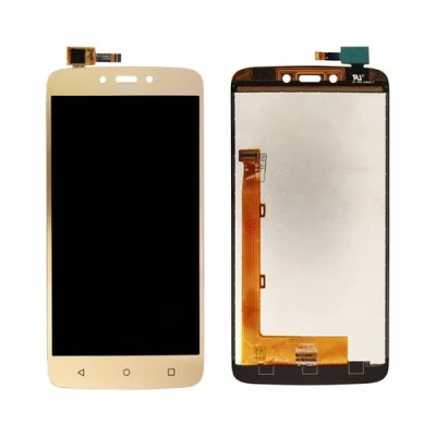 Tela Display Moto C Plus XT7126 XT1723 Dourado Original OLED - Imagem Detalhada