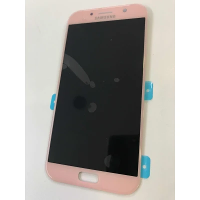 Tela Display Samsung A7 2017 A720 Rosa Original OLED - Imagem Nítida e Encaixe Perfeito