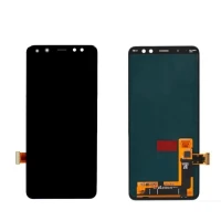 Tela Display Samsung A8 2018 A530 Preto Original Oled