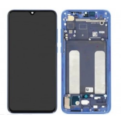 Tela Display Xiaomi Mi 9 Lite M1904f3bg Preto com Aro Azul Original AMOLED