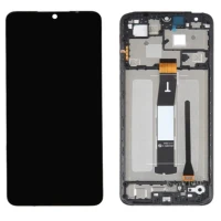 Tela Display Xiaomi Redmi 12C 22120RN86G Preto com Aro Original Amoled