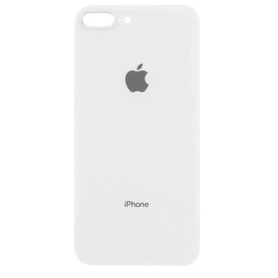 Tampa Iphone 8g Plus A1864 A1897 A1898 Branca sem Lente **Furo Maior