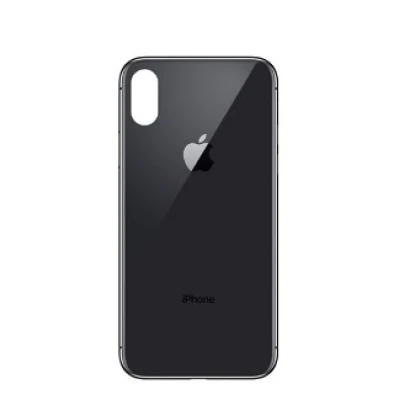 Tampa Iphone X A1865 A1901 A1902 Preta/Cinza **Sem Lente furo Maior