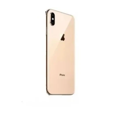 Tampa Iphone Xs Dourada com Lente